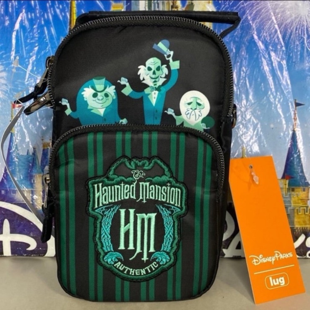 Disney parks x LUG haunted mansion crossbody / fanny pack convertible bag NWT